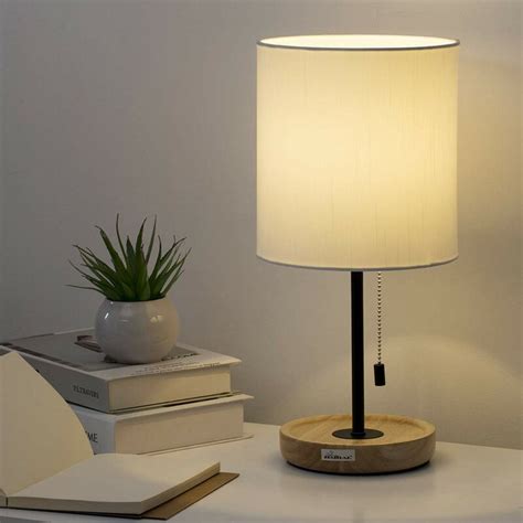 Haitral 17.3" Light Brown Bedside Table Lamp | Wayfair.ca
