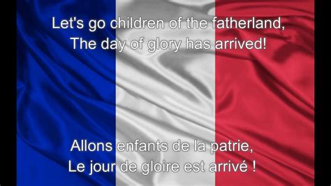 La Marseillaise - France National Anthem (English/French lyrics) - YouTube