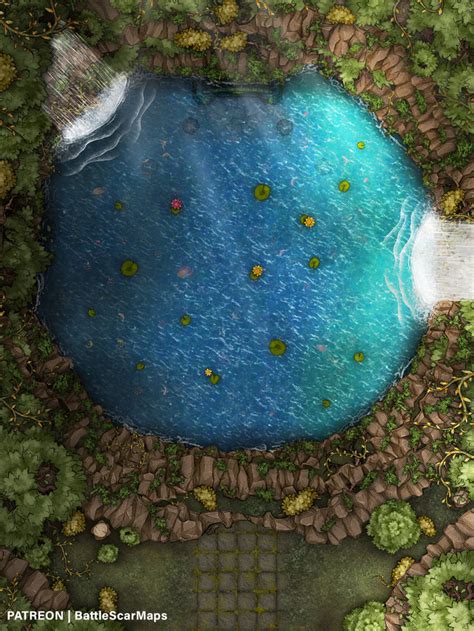 Water Temple [Battle Map][12x16][Art] : dndmaps | Water temple, Tabletop rpg maps, Dnd world map