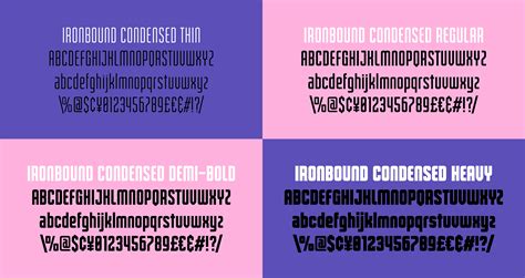 Ironbound Condensed :: Behance