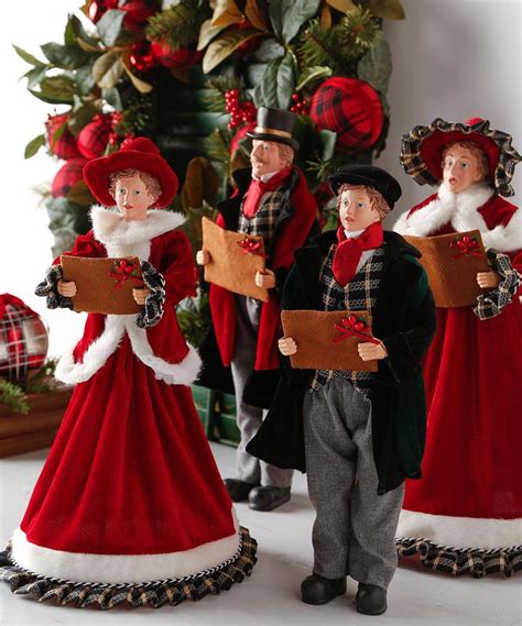 Christmas Tree Orchard Caroler Figurine Set GO SEE AT ... https://… | Christmas carolers ...