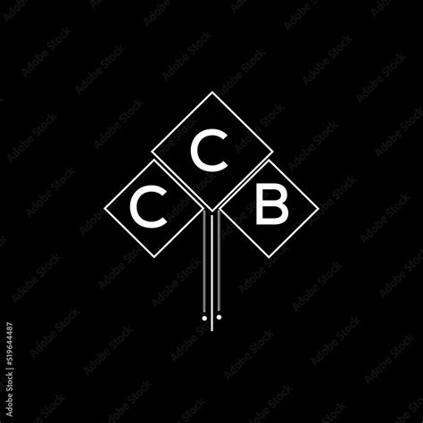 CCB letter logo design with white background in illustrator, CCB vector logo modern alphabet ...