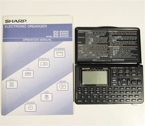 Sharp Electronic Organizer ZQ-2200 32KB with Instruction | Etsy