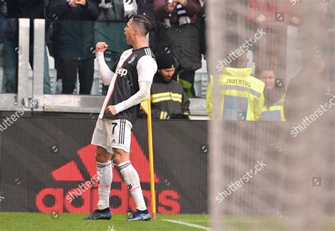 Cristiano Ronaldo Juventus Fc Celebrates After Editorial Stock Photo - Stock Image | Shutterstock