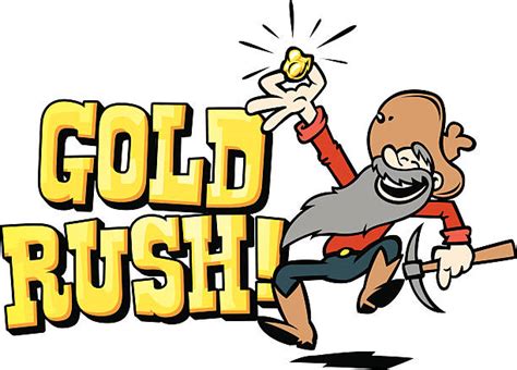 Gold Rush Clip Art, Vector Images & Illustrations - iStock