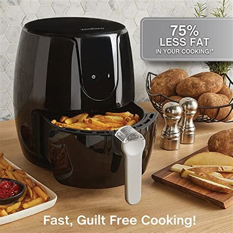 West Bend Air Fryer with Digital Controls and 30-Min Timer, 6 Cooking Presets, Nonstick Coating ...