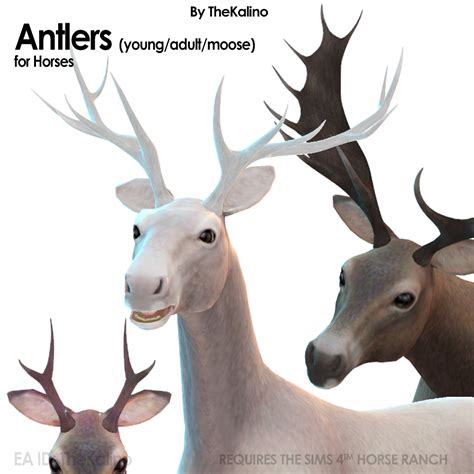 Antlers for Horses - Screenshots - The Sims 4 Pets - CurseForge