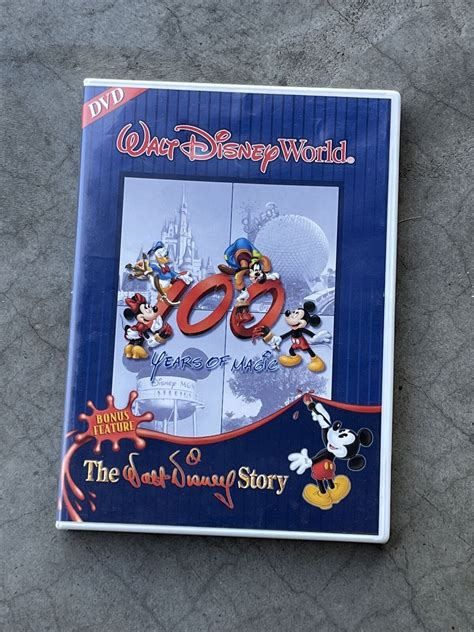 Walt Disney World 100 Years of Magic + The Walt Disney Story DVD Good ...