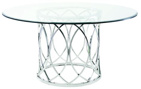 Juliette Dining Table - Clear | Glass dining table, Glass top dining table, Round dining table