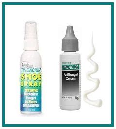 Tineacide Shoe Spray 2 fl oz (59 ml) & Blaine Labs Tineacide Tineacide Anti Fungal Cream 1.25 oz ...