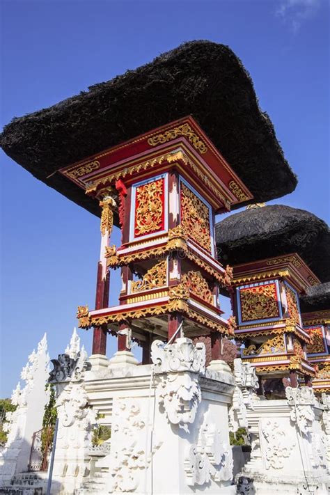 Houses Spirits in Hindu Temple, Nusa Penida in Indonesia Stock Photo - Image of decoration ...