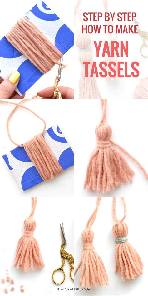 DIY Yarn Tassels: Quick and Easy Craft Project in Just 5 Minutes!