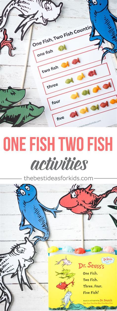 One Fish Two Fish Printable Activity | Dr seuss preschool, Dr seuss ...