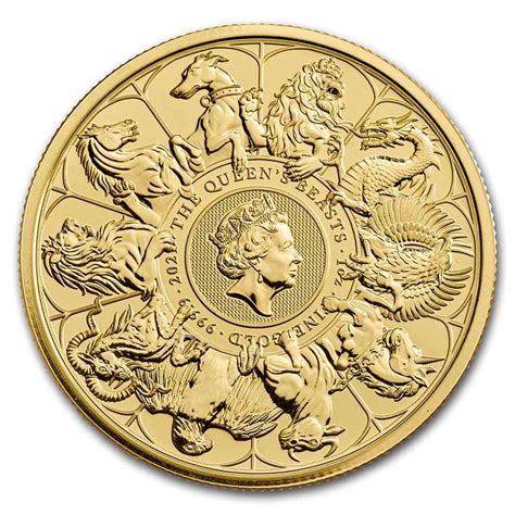 Buy 2021 GB 1 oz Gold Queen's Beasts Collector Coin | APMEX