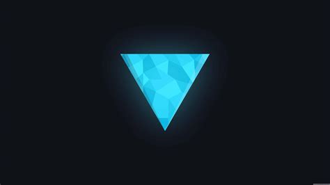 Geometric Triangle Blue UHD 8K Wallpaper | Pixelz