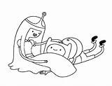 Adventure Time Coloring Pages Princess Bubblegum sketch template
