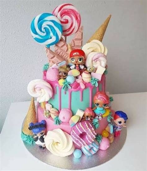 Pin by Sharo Quispe Ramírez on TORTA DE LOL | Doll birthday cake, Lol ...