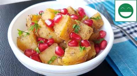 Sweet Potato Chaat Recipe for Vrat | Shakarkandi ki Chaat - Happily Veg