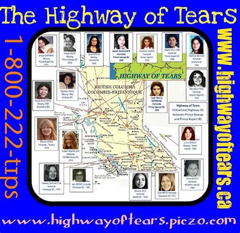 The Highway of tears Map | www.highwayoftears.ca was nice en… | Flickr