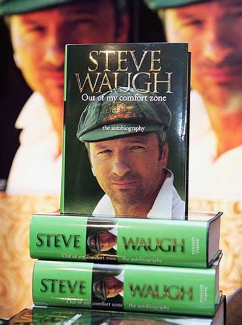 Steve Waugh poses with his family at the release of his autobiography ...