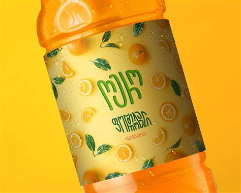 Juice label concept on Behance