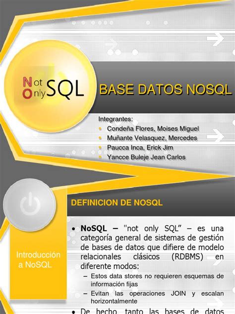 Base Datos Nosql | NoSQL | Recuperación de información