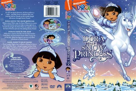 Doara Saves The Snow Princess - TV DVD Scanned Covers - Dora Snow ...