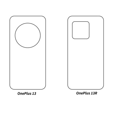 A New Leak Shows OnePlus 13 and OnePlus 13R's Camera Islands