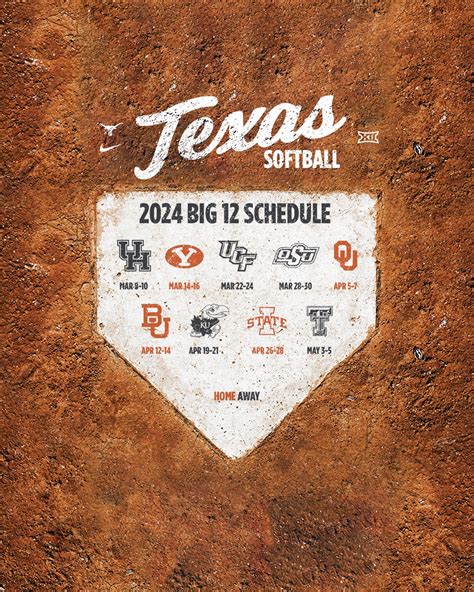 Texas Longhorns Softball Schedule 2024 - Inge Regine