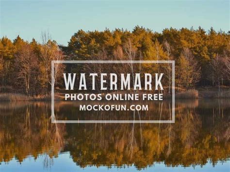 (FREE) Add Watermark to Photo - MockoFUN