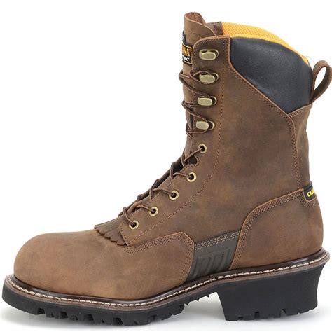 Carolina Men's Maximus WP Safety Logger - Brown | elliottsboots