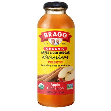 Bragg Organic Apple-Cinnamon Apple Cider Vinegar Drink - Shop Juice at ...