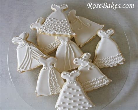 Wedding Dress Cookies + Roll-Out Sugar Cookie Recipe