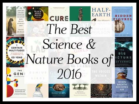 The Best Science and Nature Books of 2016 http://www.bookscrolling.com/the-best-science-nature ...