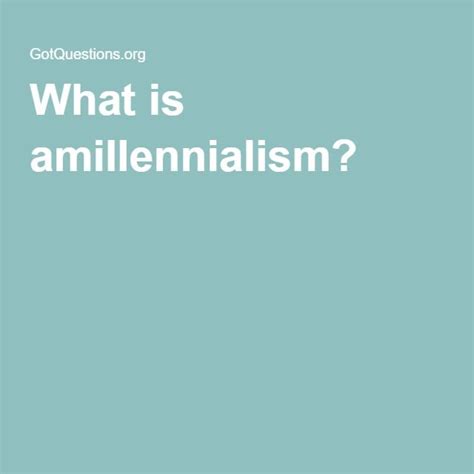 What is amillennialism? | Theology, Revelation, Gaming logos