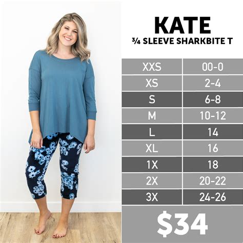 LuLaRoe Styles - Size Charts - Pricing