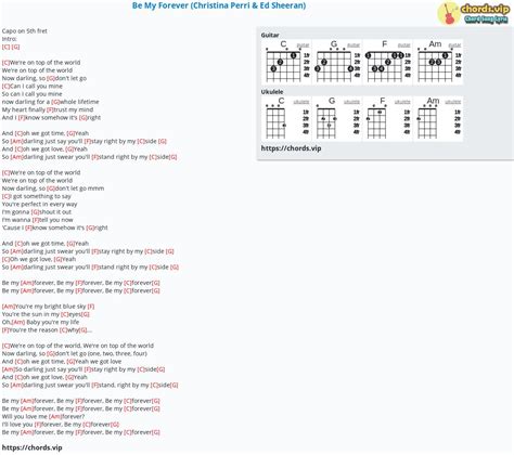 Chord: Be My Forever (Christina Perri & Ed Sheeran) - Christina Perri ...