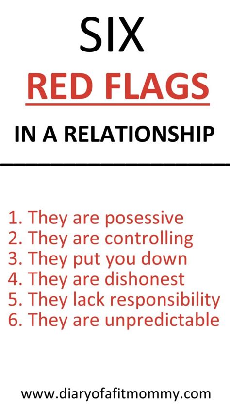 6 Red & Green Flags in a Dating Relationship - Diary of a Fit Mommy