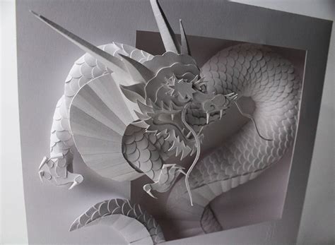 Dragon Paper Sculpture on Behance