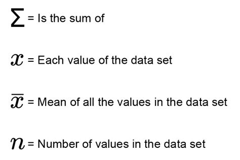 Standard deviation formula measures the distance of a value