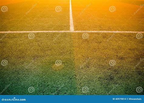 Soccer Football Field Stadium Grass Stock Photo - Image of line, sports: 40979814