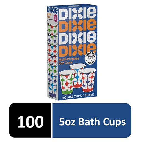 Dixie 5oz Multi-Purpose Paper Cups, 100ct - Walmart.com - Walmart.com