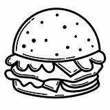 Cartoon Coloring Sandwich Stock Illustrations – 301  sketch template