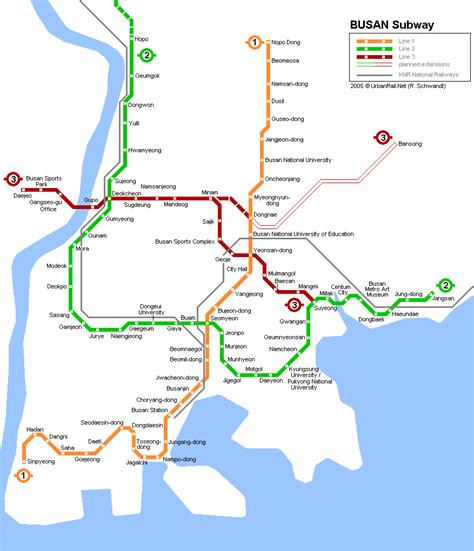 Pusan Map - South Korea