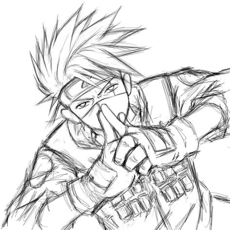 Kakashi sketch by Yuri-Nikko on deviantART | Kakashi, Kakashi drawing, Kakashi hatake