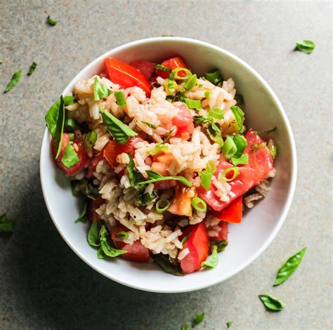 Italian Rice Salad with Tomatoes - Lisa G Cooks