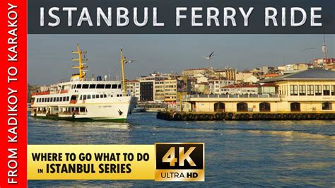 Istanbul Ferry Ride from Kadikoy to Karaköy | Istanbul Ferry Bosphorus - YouTube