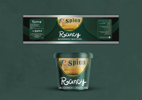 paint labels designs :: Behance