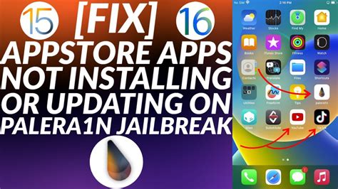 Fix Appstore Apps not Installing/Updating on Palera1n Jailbreak iOS 15 ...