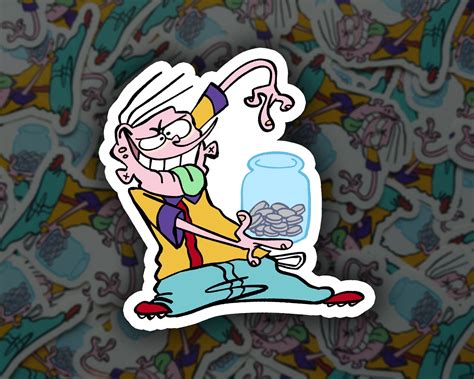 Ed Edd N Eddy Vinyl Sticker Eddy With a Jar of Quarters - Etsy